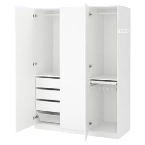 Space-saving Modern MDF 3/4/5 Doors wardrobe /cabinet designs for Bedroom