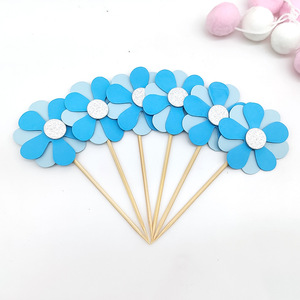 6 Flores Pequeñas Rosadas para Decoración <span class=keywords><strong>de</strong></span> <span class=keywords><strong>Pastel</strong></span> <span class=keywords><strong>de</strong></span> <span class=keywords><strong>Cumpleaños</strong></span>, Pétalos <span class=keywords><strong>de</strong></span> <span class=keywords><strong>Girasol</strong></span>, Adornos para Repostería - Product Image 6