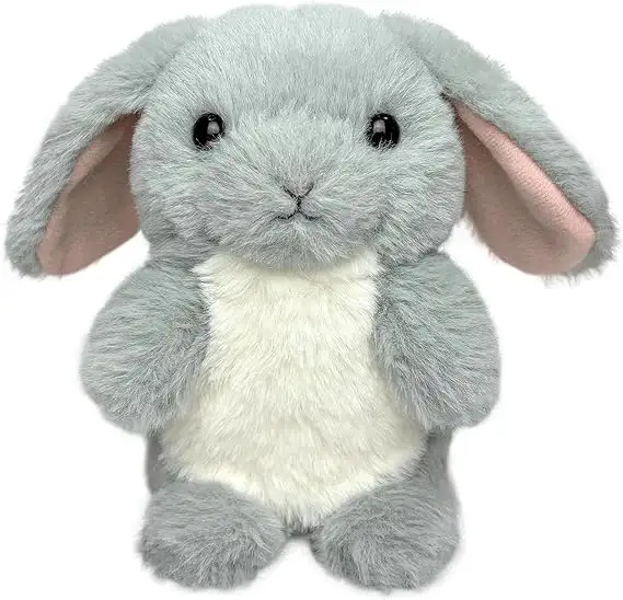 Peluche de lapin en peluche douce et mignonne, jouets de lapin à longues oreilles, jouets de conversation électronique en peluche pour lapin