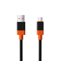 Cable de Silicona USB-A a USB-C de Carga Rápida de 2.4A para iPhone 15 y Teléfonos Móviles Android