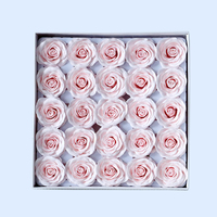 Valentinstag Erwachen Rose Seife Blumen kopf handgemachte ewige Blume Fett Seife Blume Geschenk box DIY Weihnachts strauß Geschenk