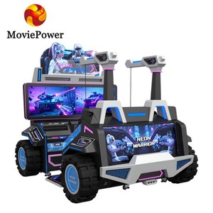 Machine de jeu d'arcade de tir VR pour aire de jeux intérieure, simulateur de réalité virtuelle, simulateur de tir VR 9D à mouvement pour parc d'attractions - Product Image 3