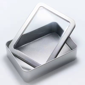 Wholesale Custom Printed Recyclable Metal <b>Tin</b> Box with Embossing Food Grade Gift Packaging for <b>Chocolate</b> Candy USB Toy & Logo - Product Image 1