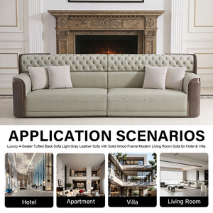 <span class=keywords><strong>Canapé</strong></span>-lit d'angle en <span class=keywords><strong>cuir</strong></span> <span class=keywords><strong>microfibre</strong></span> de style italien moderne, avec cadre en bois et éponge, personnalisable pour appartement, hôtel, bureau, villa - Product Image 4