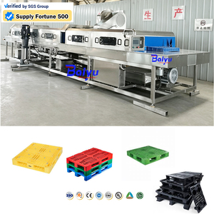 Laveuse <span class=keywords><strong>de</strong></span> palettes en plastique industrielle Baiyu pour usine <span class=keywords><strong>de</strong></span> transformation alimentaire avec système <span class=keywords><strong>de</strong></span> recyclage <span class=keywords><strong>de</strong></span> l'eau et <span class=keywords><strong>de</strong></span> séchage à l'air - Product Image 1