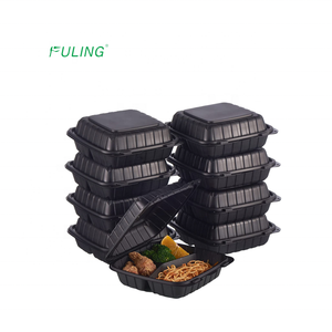 Hộp Đựng Thực Phẩm Pp Chứa Khoáng Chất Tự Nhiên Hộp Đựng Thực Phẩm Lấy Đi Hộp Đựng Thức Ăn Nhanh Có Bản Lề 3 Ngăn Sinh Học - Product Image 2