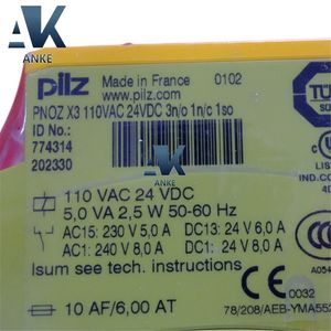 โมดูลPnoz X3 110VAC ส่งสัญญาณนิรภัยแบบ774314ของแท้โมดูล3N 24VDC - Product Image 5