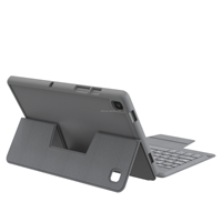 Sarung Keyboard nirkabel, untuk Tab A7/A8/S6 Lite dengan kulit Backlit RGB Antarmuka USB tipe-c bahan TPU + ABS