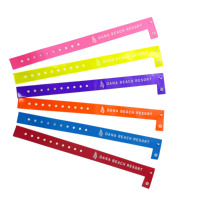 Bracelets composites promotionnels Impression de logo personnalisé Formes uniques pour la marque