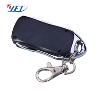 Contrôleur de portail coulissant automatique YET088, télécommande sans fil à 4 boutons avec code d'apprentissage et étui coulissant