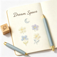 Set de Regalo de Papelería: Cuaderno con Bolígrafo, Planificador, Pegatinas, Bloc de Notas, Cinta Adhesiva y Borrador