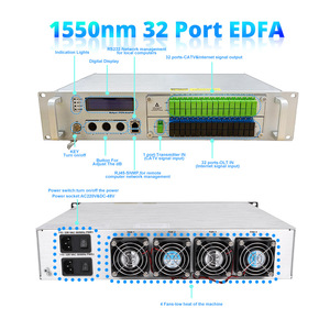 WOLCK Company PON+CATV EDFA Óptico de Alta Potencia de 32 Puertos, 22dbm, 1550nm, WDM - Product Image 2