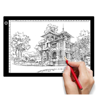 Caja de Luz LED Inteligente Ajustable para Dibujo y Caligrafía, Nueva y Popular, Tamaños A3 y A4