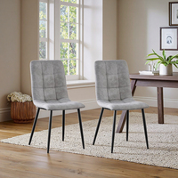 Ensemble de table à manger de qualité supérieure avec 4 chaises confortables en similicuir pour restaurants ensemble de chaises de salon de cuisine
