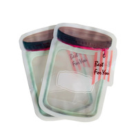 Sachet Mylar transparent en forme de bocal Mason, pochette autoportante avec fermeture éclair pour bocal Mason, vente en gros