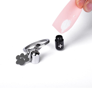 ペットメモリアルキーホルダー ペット遺骨キーホルダー 犬用骨壺 記念品 火葬ジュエリー ステンレス製ペット骨壺ネックレス - Product Image 5