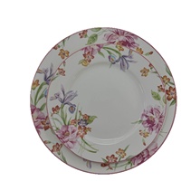 Service de vaisselle de luxe vintage en porcelaine, compatible micro-ondes, pour mariages, fêtes et événements, décoration de table