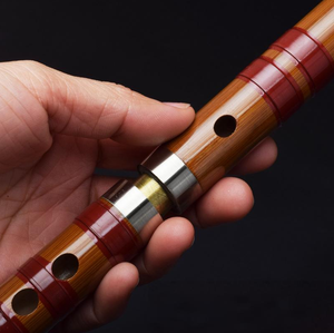 Flûte transversale chinoise Dizi en bambou de qualité supérieure, en deux parties, en bambou amère, pour performance professionnelle et débutants, clés C/D/F/G - Product Image 2