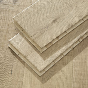 עץ אלון מודרני עץ אלון שן מים אדוות עץ מהונדס 1.9/2.2 מ 'לחץ התקנה לסלון וחדר אמבטיה - Product Image 5