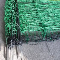 Eenvoudige Hoge Kosteneffectieve Elektrische Net Hekwerk Pluimvee Hek Gaas Gaas Met Palen Voor Schapengeit En Herten
