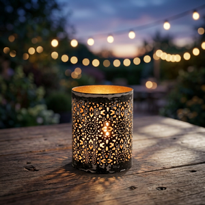 Jaula para velas perforada y grabada - Product Image 4