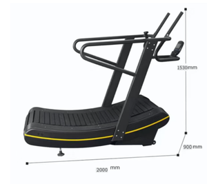 Pinjian Black Treadmill Máquina para caminar gimnasio curvada <span class=keywords><strong>plegable</strong></span> silenciosa para el hogar sin motor - Product Image 2