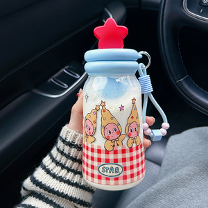 Decani Twinkle Star Plastic Water Bottle Bpa Free For Children Gift Cup 500Ml - Product Image 2