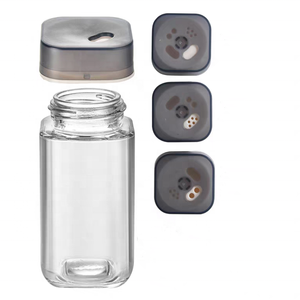 ขวดแก้วใสทรงเหลี่ยมสำหรับใส่<span class=keywords><strong>เครื่องปรุง</strong></span>รส ขายดี ราคาดี มีฝาปิด - Product Image 4