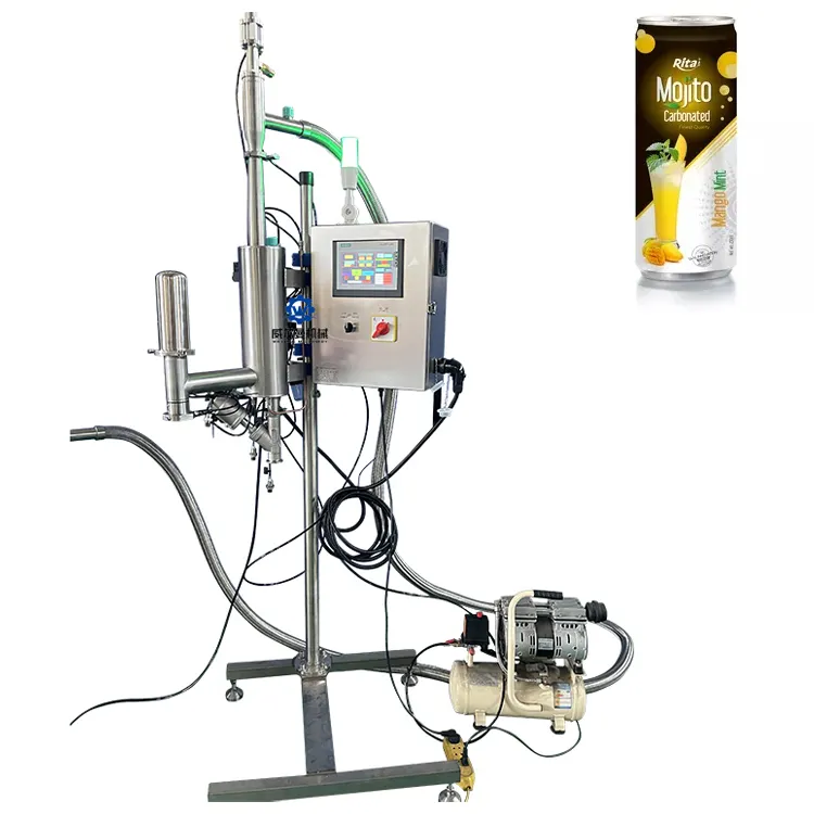 Good Quality Automatic Small Nitrogen Dozen Injector Beer Can Bottle Injection Liquid Nitrogen Filling Machine