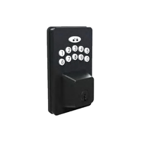 Vente directe d'usine Serrure intelligente à code numérique en alliage de zinc avec stockage dans le cloud pour portes en bois/verre/acier Hôtels et appartements