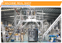 Machine d'emballage verticale électrique entièrement automatique à grande vitesse avec étiquetage, scellage, bouchage et contrôle PLC pour emballage plastique vertical