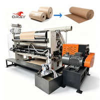 Machine à rainurer simple à paroi mince Oray E Flute avec moteur à cassette, engrenage et changement rapide des rouleaux, capacité de 100 m/min, papier à large application