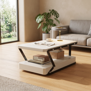 Compact Foldable End <b>Table</b>, Easy Assembly <b>Side</b> <b>Table</b>, Space Saving Occasional <b>Table</b> for Balcony Apartment Dorm - Product Image 1