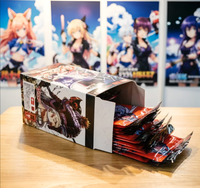 Cartes TCG personnalisées de qualité supérieure avec boîte de présentation, packs de boosters de personnages d'anime à illustration complète, finition brillante, cartes de jeu à collectionner