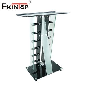 Ekintop Modern kilise minber podyum tasarım konferans okulu sınıf mobilyası cam podyum minber - Product Image 2
