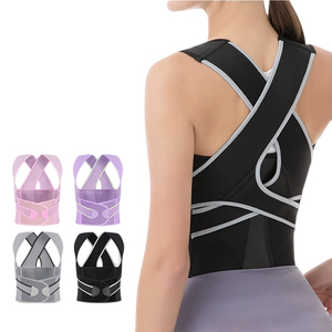 Correttore Posturale Ortopedico in Neoprene Regolabile per Uomo e Donna, Senza Cuciture, con Spalline Aperte e Supporto per la Schiena Dritta, Traspirante, per Correzione Posturale e Postura del Gobba - Product Image 1