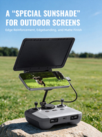 Pare-soleil pliable STARTRC avec support magnétique pour téléphone pour DJI RC-N Series, support rotatif 2 en 1