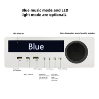 Meuble de chevet multifonction intégré avec audio BT, charge USB, accessoires de meubles audio BT