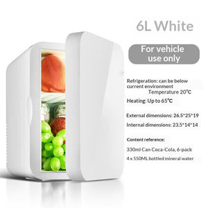 Mini-réfrigérateur de <span class=keywords><strong>voiture</strong></span> en plastique 220V pour dortoir, chambre de <span class=keywords><strong>location</strong></span>, petit réfrigérateur pour lait maternel, usage unique, double usage domestique - Product Image 3