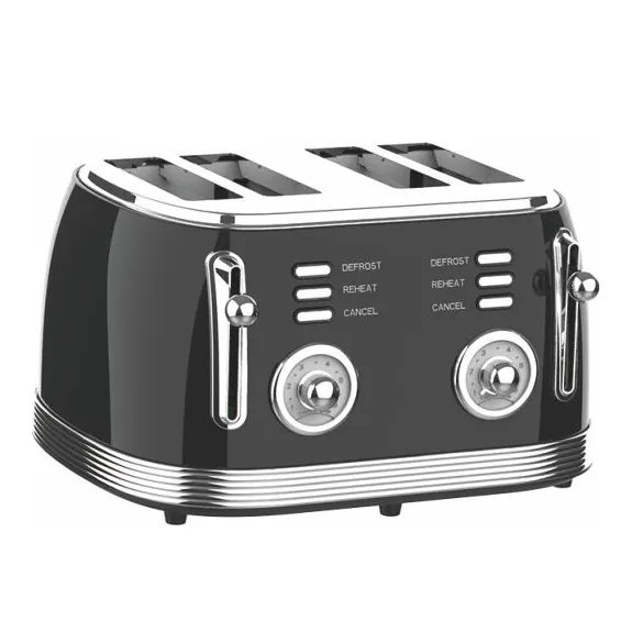 뜨거운 판매 빵 토스터 기계, 토스터 4 조각, 아침 식사를위한 전기 토스터