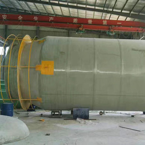 Tanque de almacenamiento de agua industrial grande de fibra de vidrio 1000L resistente a la corrosión para tratamiento de agua urbano comercial 220V - Product Image 6