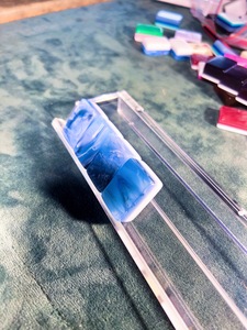 High Transparent Acrylic <b>Mahjong</b> Game <b>Set</b> Premium Hand Rub <b>Mahjong</b> Tiles OEM Custom Color & Logo - Product Image 3