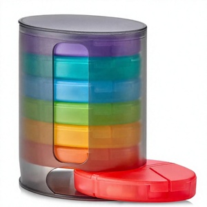 MEMOSAN BS1210J 28 <b>Cases</b> Plastic Drawer Type Outdoor Use Portable <b>Pill</b> Organizer & Vitamin <b>Pill</b> Box <b>Case</b> OEM Logo Promotional - Product Image 4