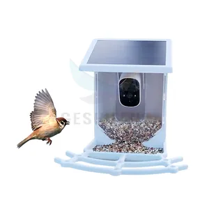Waterdichte Buitentuin Wildlife Solar Camera Ingebouwde Microfoon Smart Bird Feeder Met Camera