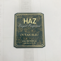 Badge en aluminium personnalisé de qualité supérieure avec impression sérigraphique pour flacons de cosmétiques et de parfums, formes personnalisées, lettres sportives, thèmes variés