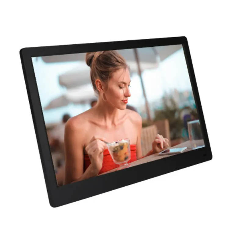 15-Zoll-TFT-LCD-Bildschirm Monitor Digital Photo Picture Frame spielen Video-Display-Racks Supermarkt Werbung Player