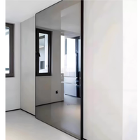 Portes fantômes en aluminium énigmatique Design invisible avec charme obsédant Mystique Functional Elegance Slide Ghost Door