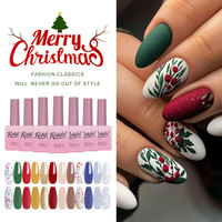 Robifel Vente à Chaud Vernis Gel de Noël Coffret de Collection de 60 Couleurs OEM Échantillon Personnalisé Gratuit Vernis Gel de Marque pour Ongles