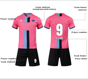 Maglia da Calcio del Club <span class=keywords><strong>Cristiano</strong></span> Portogallo e Brasile, Servizio OEM Estivo, Set Camiseta Jersey - Product Image 1