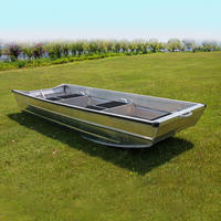 Kinocean — bateau Jon en aluminium à fond plat, tout stylé, 12 pieds, 11ft,12ft13 pieds